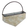 Geometric Diamond Galvanized Metal Wall Planter