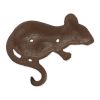 Cast Iron Mouse Wall Hooks - Set of 2