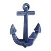 Blue Cast Iron Anchor Wall Hook