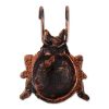 Ladybug Cast Iron Planter Pot Hanger Set