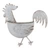 Galvanized Metal Wall Planter - Rooster