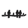 Birds on a Branch Cast Iron Wall Hooks - Set of 2