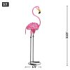 Metal 3-Foot Flamingo Yard Art