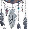 Crescent Moon Native-Style Metal Wall Decor