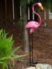 Metal 3-Foot Flamingo Yard Art