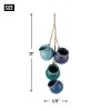 Dangling Pots Decor in Blue Tones