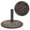 Parasol Base Resin Round Bronze 19.8 lbs