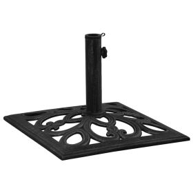 Umbrella Base Black 18.5"x18.5"x13" Cast Iron