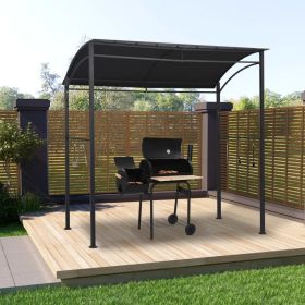 BBQ Gazebo 84.6"x59.1"x86.6" Anthracite Steel