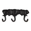 Cast Iron Elephants Wall Hooks