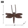 Dragonfly Cast Iron Planter Pot Hanger Set