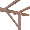 WPC Pergola 78.7"x78.7"x78.7" Brown