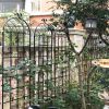 4 Pack Metal Garden Trellis 71" x 19.7" Rustproof Trellis for Climbing Plants Outdoor Flower Support Black