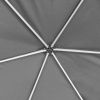 Hexagonal Pop-Up Marquee with 6 Sidewalls Gray 11.8'x10.2'