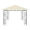 Gazebo with Mosquito Net 13.1'x9.8'x9' Cream 0.6 oz/ft²