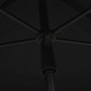 Garden Parasol with Pole 82.7"x55.1" Black