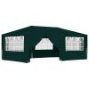 Professional Party Tent with Side Walls 13.1'x19.7' Green 0.3 oz/ft²