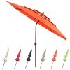 11Ft 3-Tiers Patio Umbrella Orange