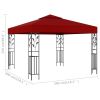 Gazebo 9.8'x9.8' Wine Red