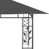 Gazebo with Mosquito Net 13.1'x9.8'x9' Anthracite 0.6 oz/ft²