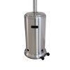 Living Source International 46; 000 BTU Standing Patio Heater(Stainless Steel)