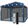 10 x 10 Feet Pop-up Canopy Tent Gazebo Canopy for Outdoor