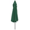 Outdoor Parasol with Metal Pole 157.5" Green