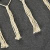 Hammock Chair with Tassel Fringe - Gray