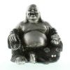 Silver and Black Buddha