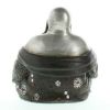 Silver and Black Buddha